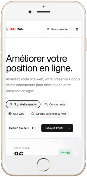 DASCAN - Mobile mockup
