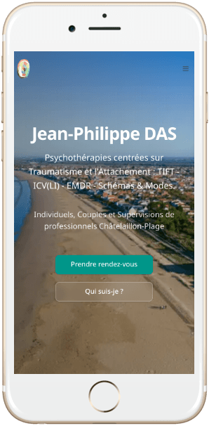 Therapeute La Rochelle - Mobile mockup